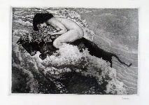 LUIGI BONAZZA, Europa, mezzotint on steel